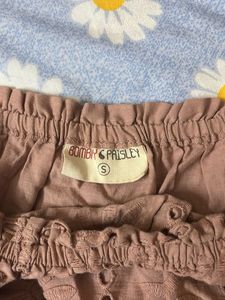 Off-Shoulder Eyelet Top