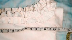Size XL/ XXL 🎁Buy 2 Get 1 Free 🎁White Ruffle Top