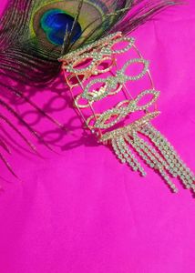 Rhinestone Cage Bracelet