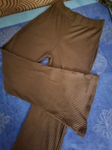 Urbanic Brown Flared Pants
