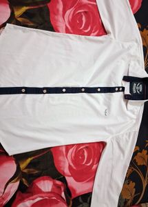 Casual White Shirt L Size