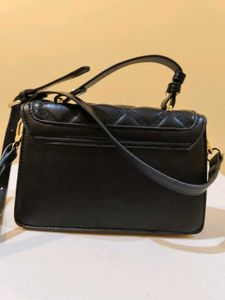 Imported Black Leather Sling Bag