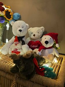 Christmas Theme Plush Teddy Bear Collection