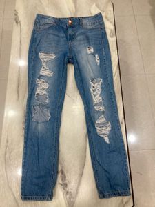 F21 Cut Out Jeans
