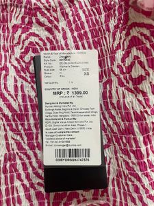 DressBerry Tiered Smocked Abstract A-line Dress
