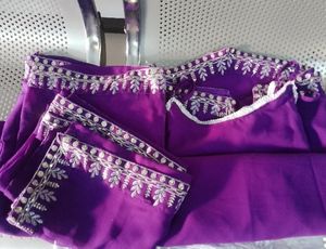 purple kurta set🌸