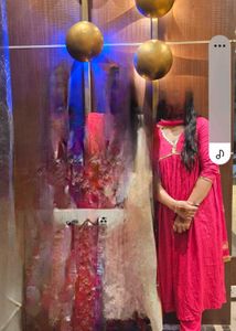 Beautiful Pink Duppta Set For Women