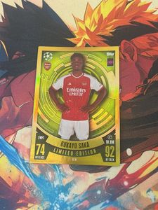 22/23 gold edge card bukayo saka