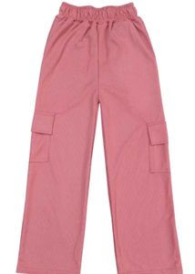Pink And Peach Track Pants (Combo Of 2)