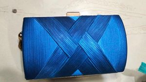 Elegant Blue Clutch