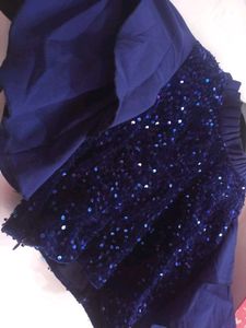 Sparkly Navy Blue Top