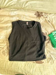 Black Crop Top