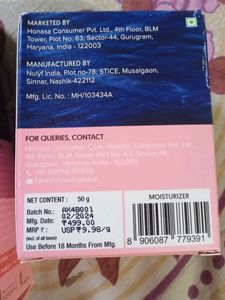 Aqualogica Cream And Sunscreen