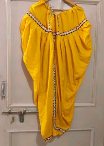 Yellow 🟡 Dhoti With Kurta For Navratri Festival