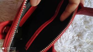 red mini purse