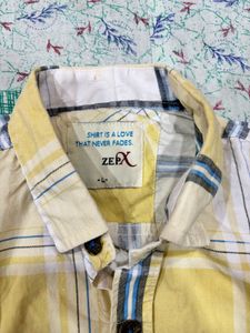 Yellow Plaid Shirt