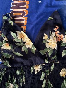 Floral Stretchable Mini Dress