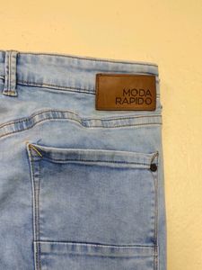 Cool Printed Slim Fit Jeans For Men