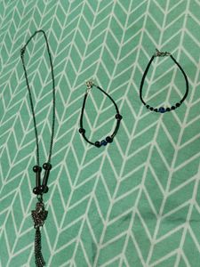 2 Anklets And 1 (Necklace) Chain