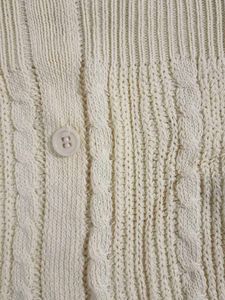 Cream Cable Knit Tank