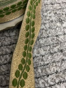 Clearance Sale 50% Off Olive Green Thin Lace Borde