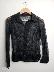 Black Casual Top (Girls)