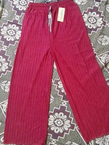 Maroon Palazzo Pants