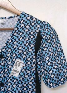 Trendy New Printed Midi Shirt Dress