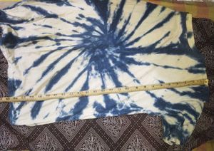 Blue Tie-Dye Spiral Tee