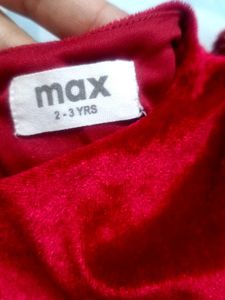 Red Sequin Sleeve Dress