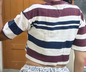 Striped Knit T-Shirt