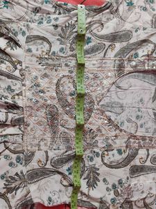 Elegant Paisley Print Kurta