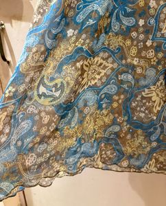 Beautiful Blue Paisley Top