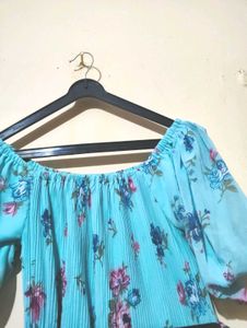 Floral Print Midi Dress XL size