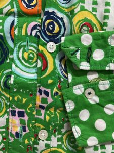 Green Polka Dot Shirt