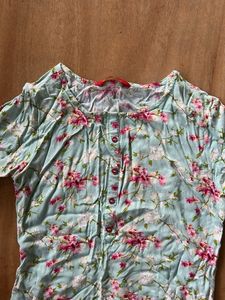 Floral Cotton Kurta
