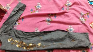 Embroidered Blue Kurta