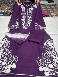 Elegant Embroidered Kurta Set
