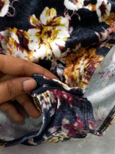 Floral Velvet Bodysuit