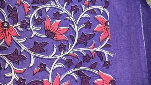 Floral Cotton Bedsheet (Single Bed)