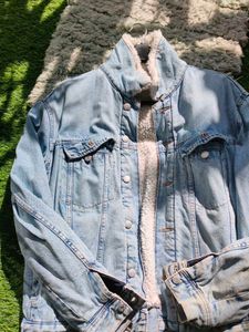 H&amp;M Co &amp; Denim Jeans Jacket Woolen XL 42
