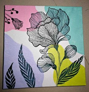 Floral Canvas Artwork