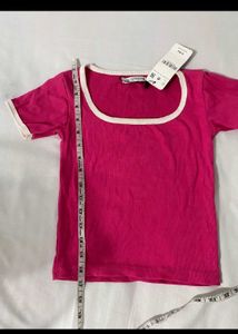 zara ribbed top
