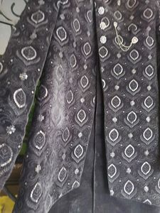 Velvet Black Festive Wear Boys Jodhpuri Sherwani