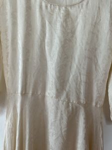 Flared Gown Offwhite