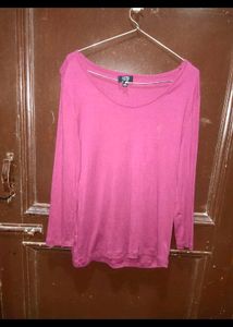 Combo Of Top And Handknitted Poncho