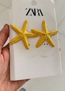 Brand New Zara Star Fish Earrings