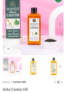 CASTOR OIL COLD PRESSED 100%PURE