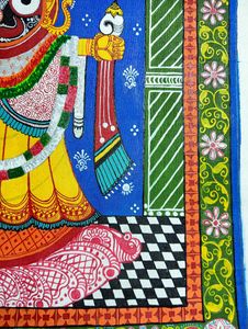 Shree Jagarnath Pattachitra(hand Made Painting)