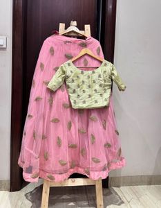 Pink Lehenga Choli Set